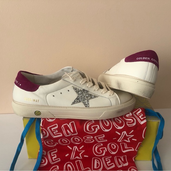 GOLDEN GOOSE May Glitter Star Sneakers BRAND NEW - Picture 4 of 14